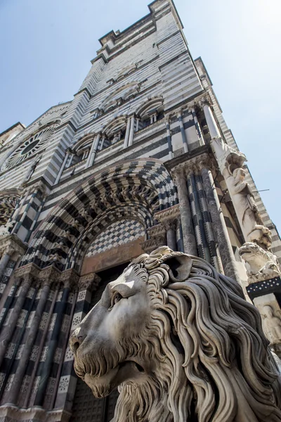 Kathedrale von Genua in Italien — Stockfoto