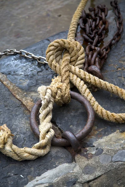 Cordas de barco — Fotografia de Stock