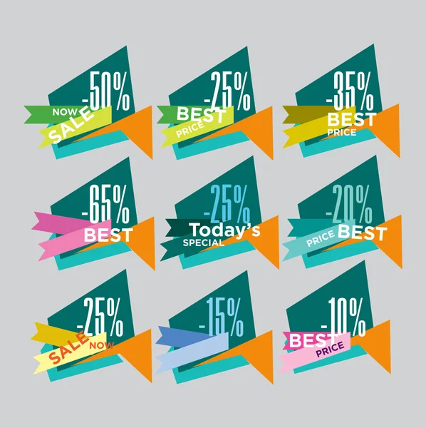 Desconto lebel — Vetor de Stock