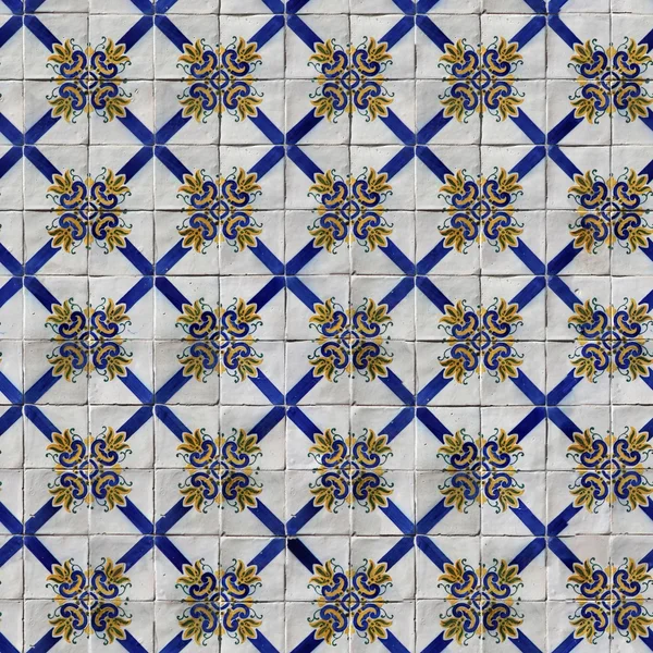 Azulejos na casa velha — Fotografia de Stock