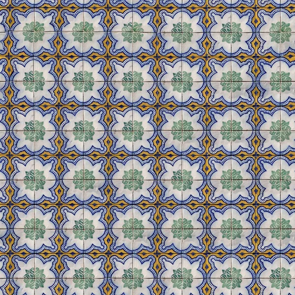 Azulejos na casa velha — Fotografia de Stock