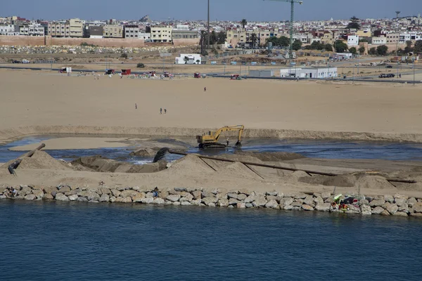 Stranden i rabat, Marocko — Stockfoto