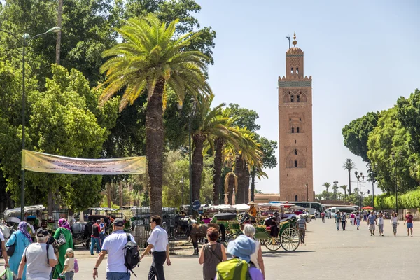 摩洛哥马拉喀什的街道 — 图库照片