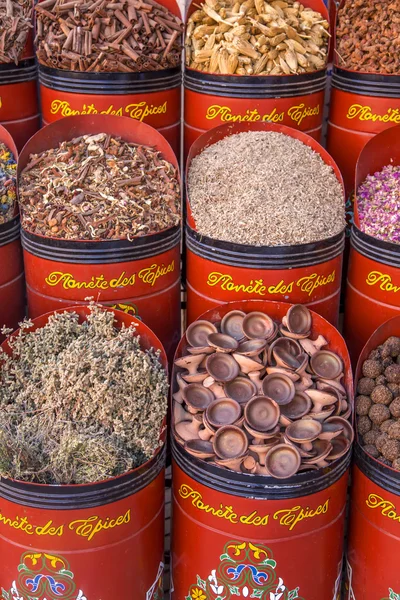 Various of spices and food — Stock Photo, Image