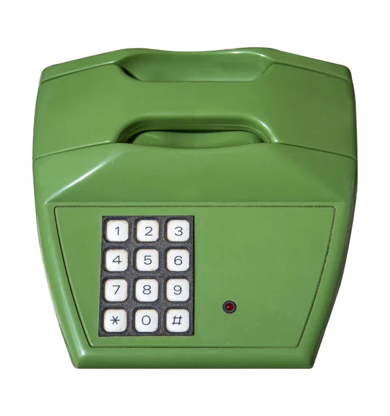 Groene telefoon — Stockfoto