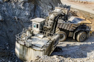 Açık çukur makine