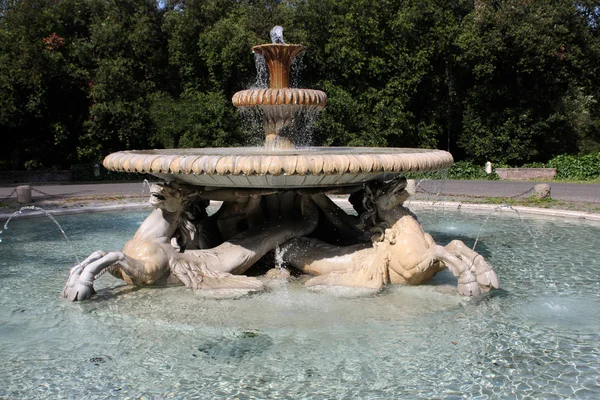 Fontein op Villa Borghese — Stockfoto