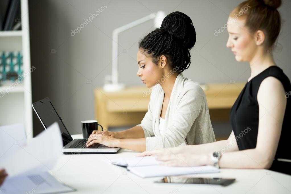 Young women in the office