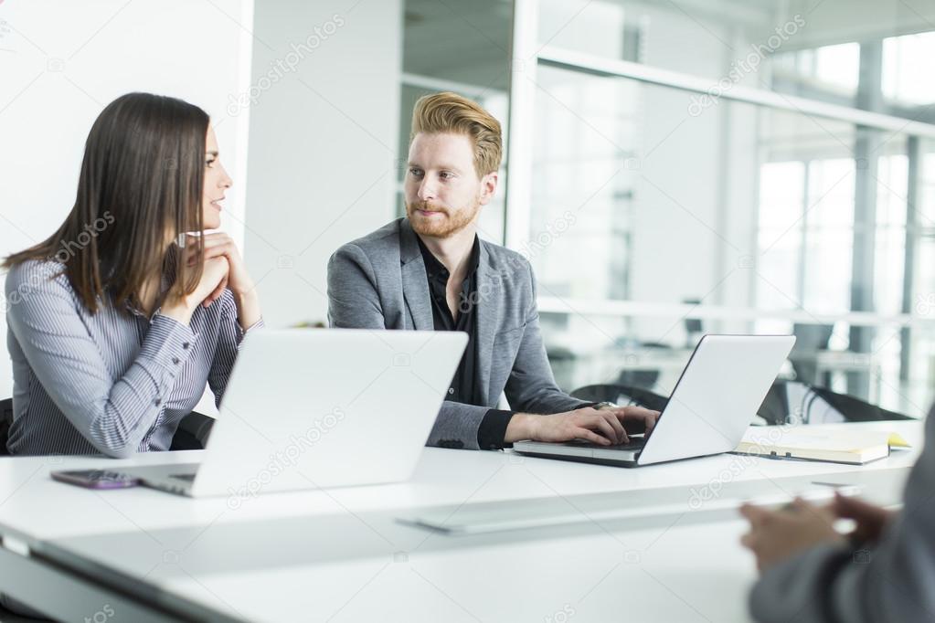 Young people in the office