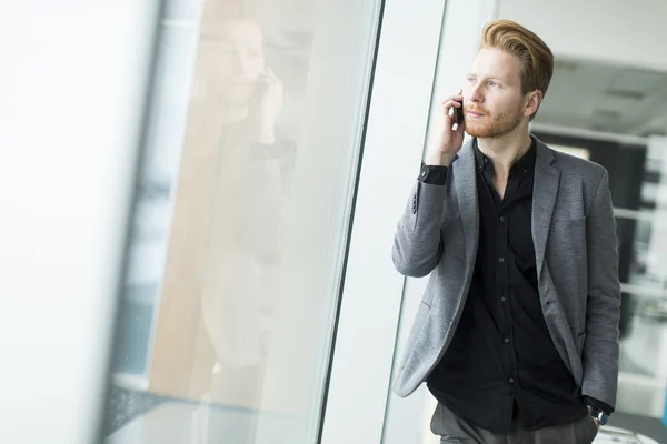 Man with mobile phone — Stock Photo, Image