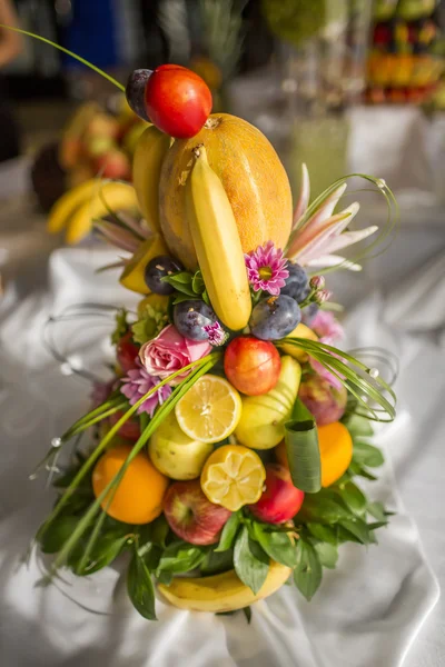 Hochzeitsfrucht Dekoration — Stockfoto