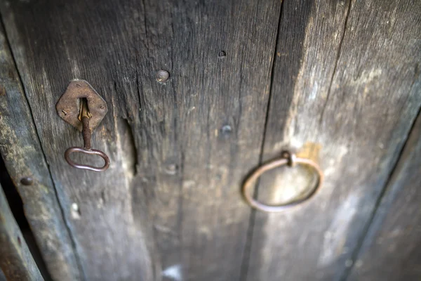 Vieille porte en bois — Photo