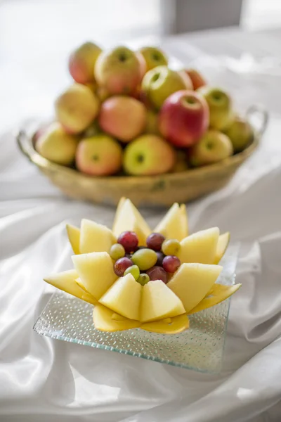 Fruits table decoration — Stock Photo, Image