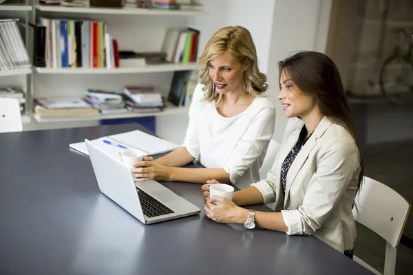 Junge Frauen im Büro — Stockfoto