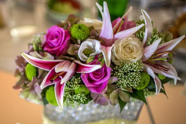 Decorazioni floreali matrimonio — Foto Stock