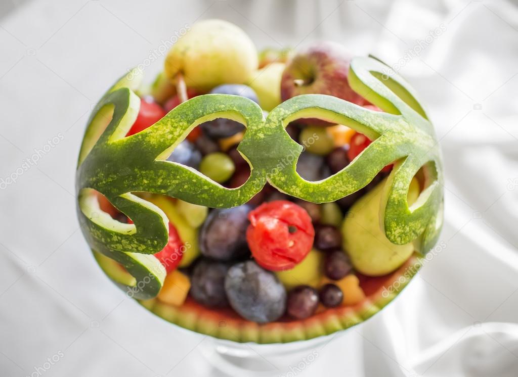 Beautiful fruit salad decoration on hi-res stock photography and images -  Alamy