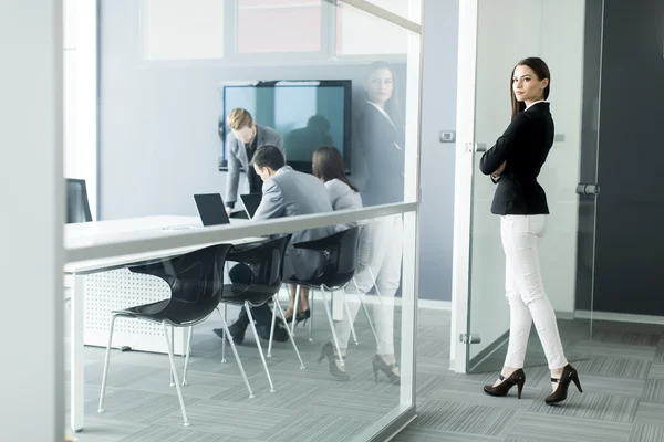 Young people in the office — Stock Photo, Image