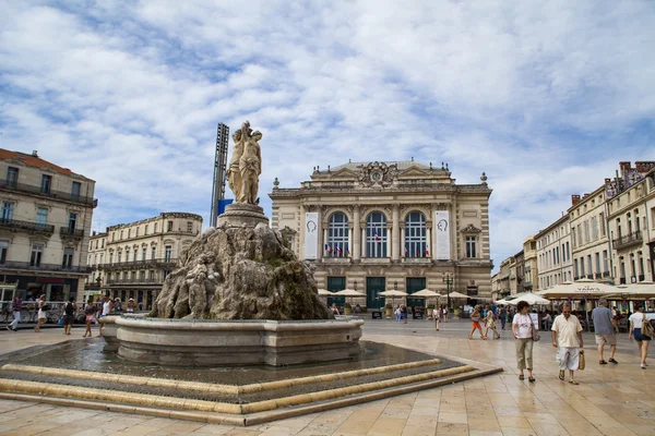 La fuente de las tres gracias — Foto de Stock