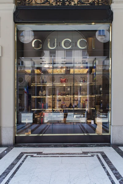 Gucci sklep logo — Zdjęcie stockowe