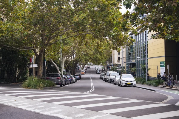 Uitzicht op straat in Sydney — Stockfoto