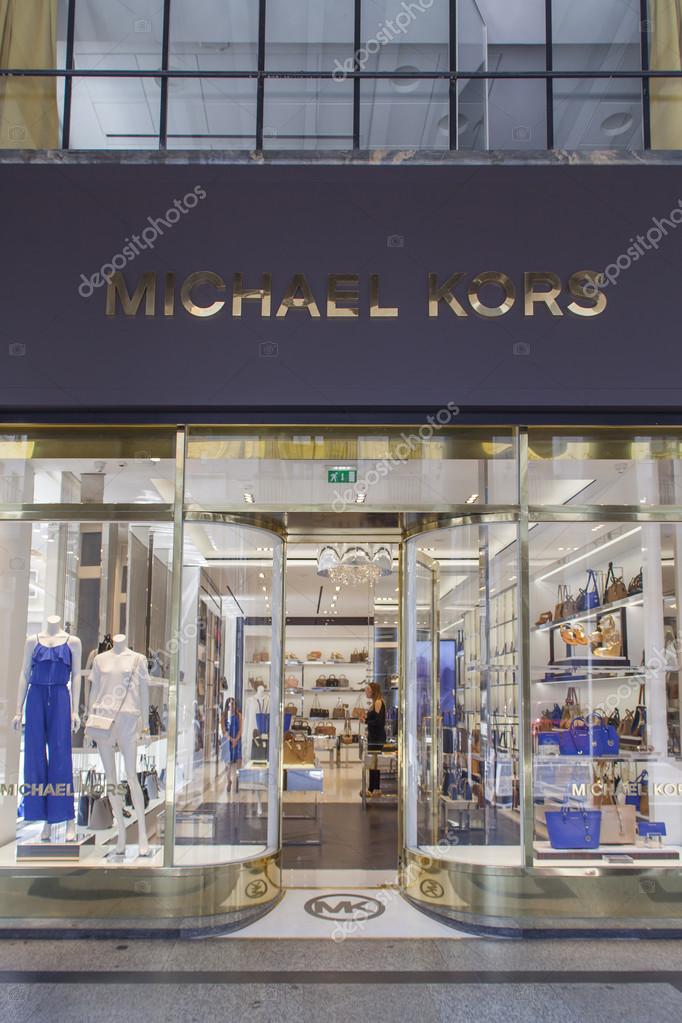 Michael Kors Store In Milano Italy Stock Photo - Download Image