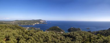 Paleokastritsa, Corfu manzaraya