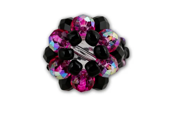 Crystal cluster ring — Stock Photo, Image