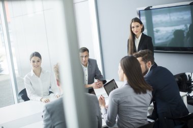 Ofiste çalışanlar.