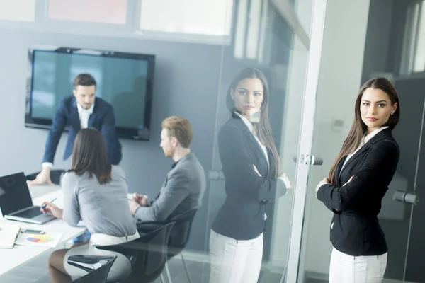 Young people in the office — Stock Photo, Image