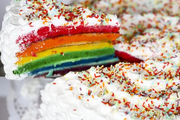 Lgbt ケーキをクローズ アップ — ストック写真