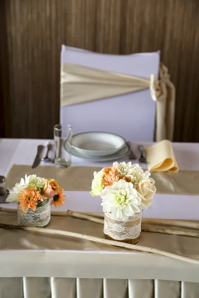 Wedding table decoration — Stock Photo, Image