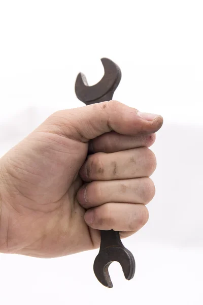 Llave en la mano humana — Foto de Stock