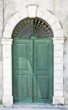 Korcula üzerinden eski kapı