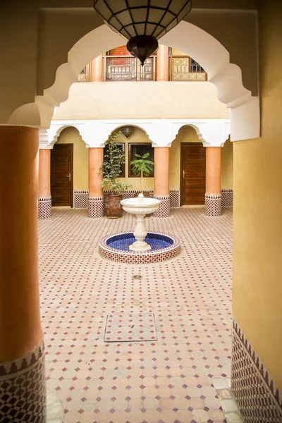 Riad w Marrakesz, Maroko — Zdjęcie stockowe