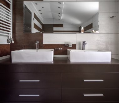 modern banyo görünümü