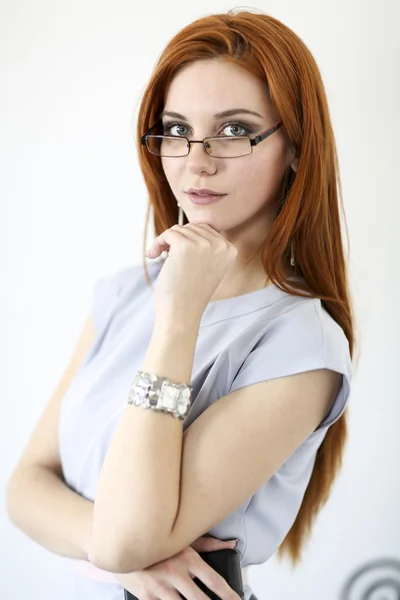 Mujer de negocios con gafas —  Fotos de Stock