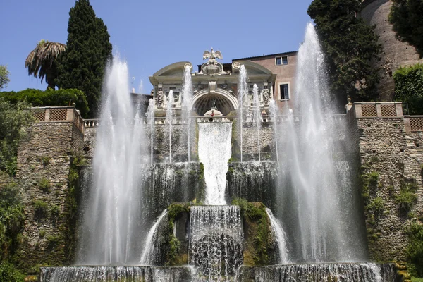 Villa d 'Este en Tivoli — Foto de Stock