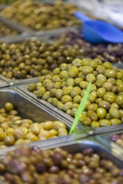 yeşil zeytinler yakın çekim