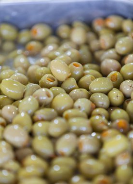 yeşil zeytinler yakın çekim