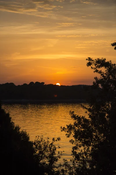 Schöner Blick auf den Sonnenuntergang — Stockfoto