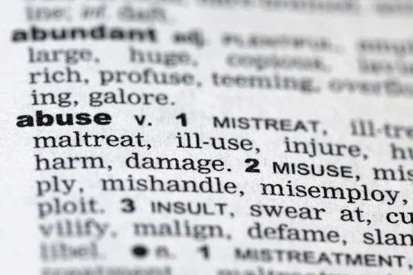 Dictionary details close up — Stock Photo, Image