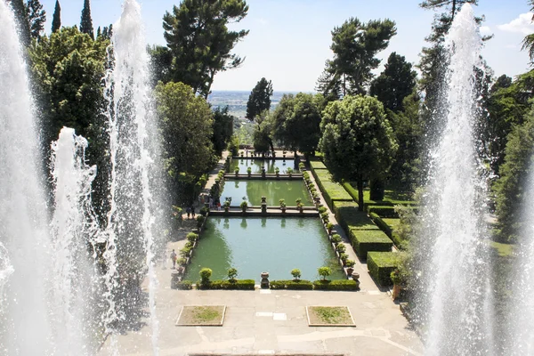 Villa d 'Este en Tivoli — Foto de Stock