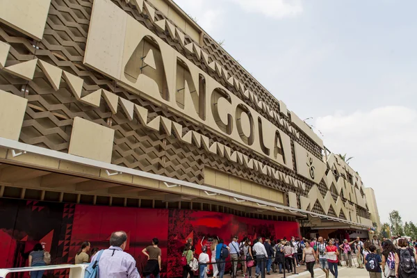 Angola Pavilion-Expo 2015 Milánó: — Stock Fotó