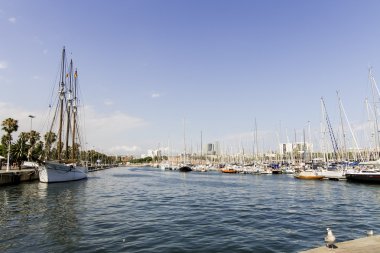 Barcelona liman görünüm