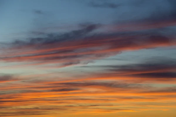 Вид на закат в пустыне — стоковое фото