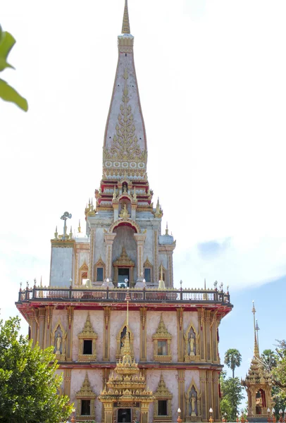 Kuil Wat Chalong di Thailand — Stok Foto