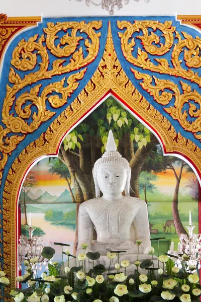 Buddha. Wat Chalong-templom — Stock Fotó