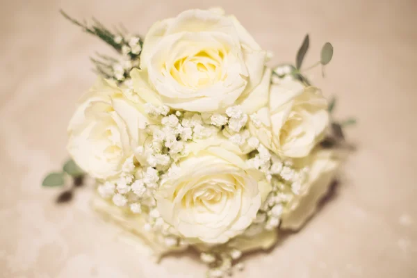 Svatební kytice zblízka — Stock fotografie