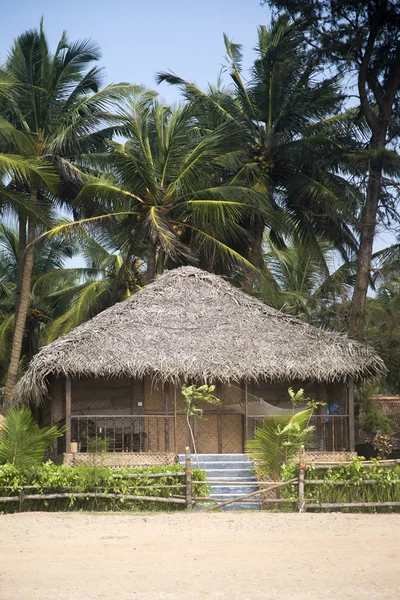 Bungalow on rge beach — Stock Photo, Image