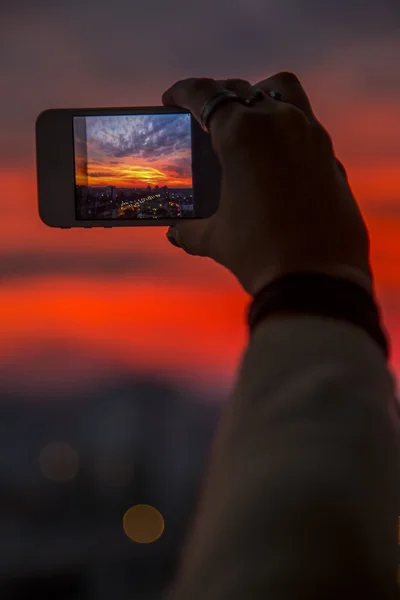 Foto bei Sonnenuntergang — Stockfoto